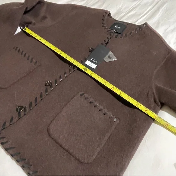 Rails Melanie Jacket Wool Dark Brown M - Picture 13 of 16